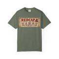 Redcap Care Label T-Shirt in Moss, front view