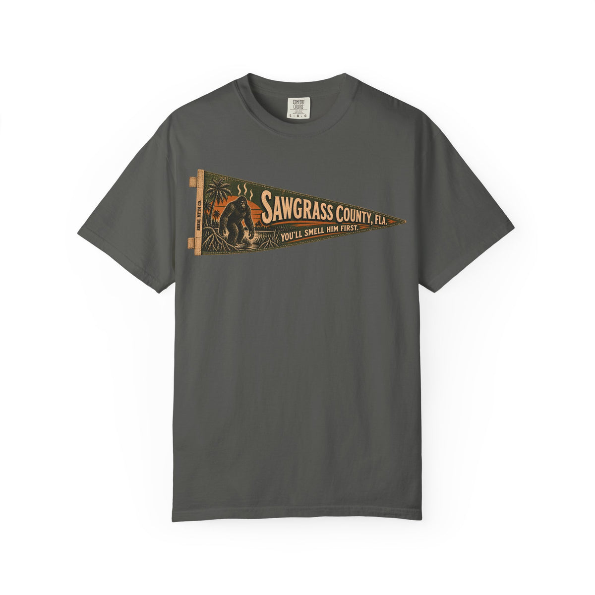 Skunk Ape Pennant T-Shirt in Pepper, front view