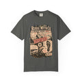 Cryptid Incident Report T-Shirt in Pepper, front view