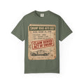 Lizard Man Auto Body T-Shirt in Moss, front view