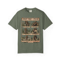 Bigfoot Behavior Field Key T-Shirt in Moss, front view