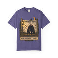 Mothman Moth Night T-Shirt in Grape, front view