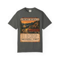 Cryptid Hitchhikers Pickup Truck T-Shirt in Pepper, front view