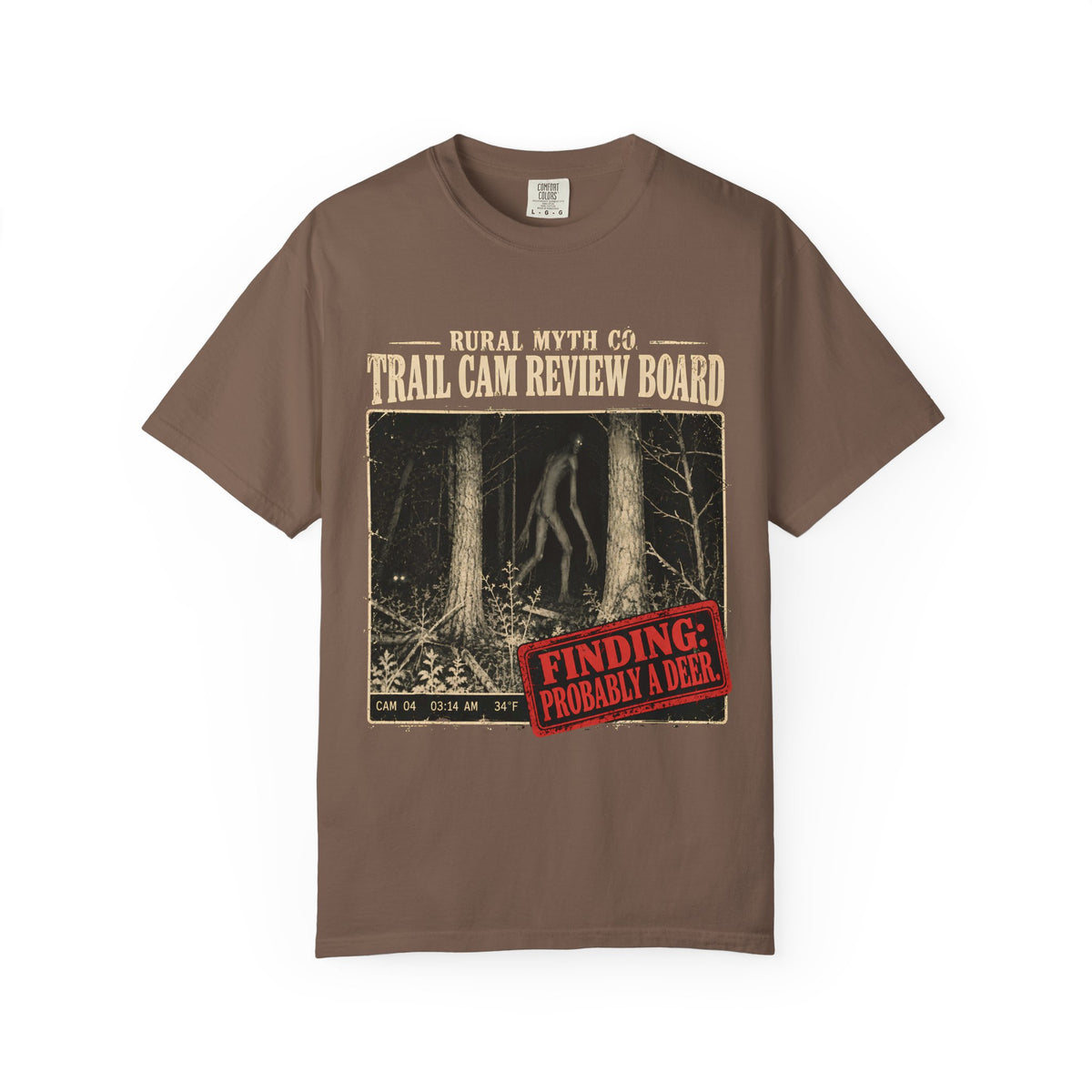 Probably a Deer T-Shirt in Espresso, front view