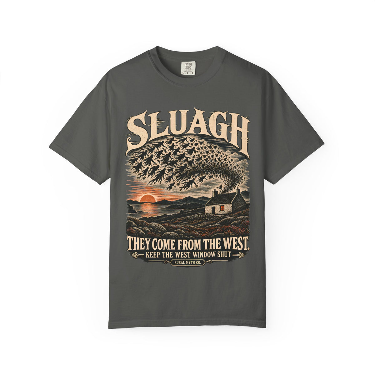 Sluagh From the West T-Shirt in Pepper, front view
