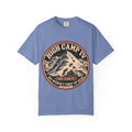 Yeti Expedition Patch T-Shirt in Washed Denim, front view